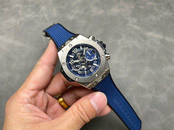 Đồng Hồ Hublot Big Bang Unico Titanium Rep 11 Dây Cao Su One Click Xưởng BBF 42mm (1)
