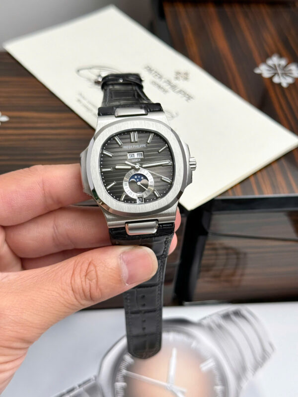 Đồng Hồ Patek Philippe Fake Cao Cấp Nautilus 5726 Màu Xám Nhà Máy GR (7)